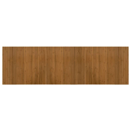 Matta rektangulär brun 60x200 cm bambu