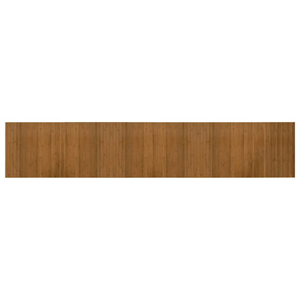 Matta rektangulär brun 60x300 cm bambu
