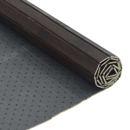 Matta rektangulär mörkbrun 60x300 cm bambu