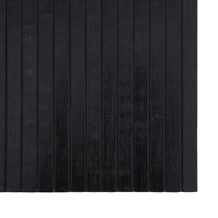 Matta rektangulär svart 60x400 cm bambu