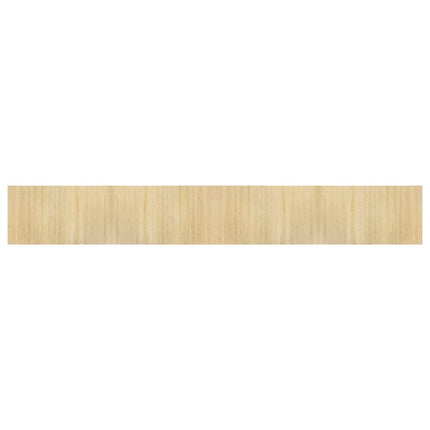 Matta rektangulär ljus naturlig 60x400 cm bambu