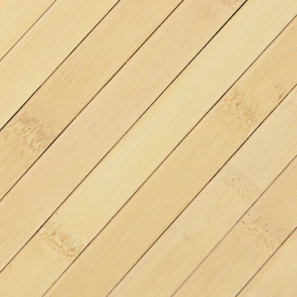 Matta rektangulär ljus naturlig 60x400 cm bambu