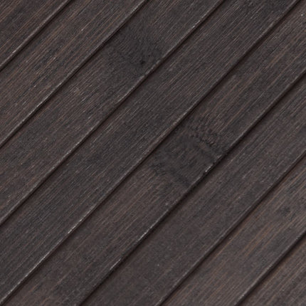 Matta rektangulär mörkbrun 60x400 cm bambu