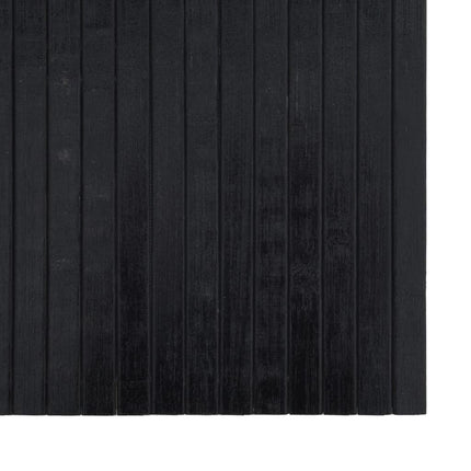 Matta rektangulär svart 60x500 cm bambu