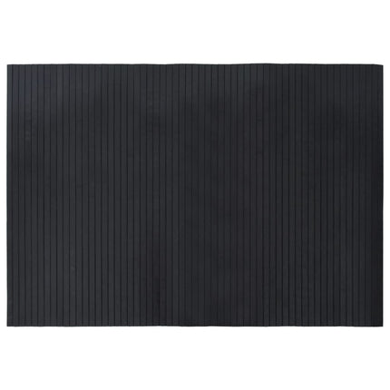 Matta rektangulär svart 70x100 cm bambu
