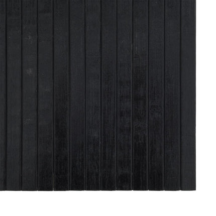 Matta rektangulär svart 70x100 cm bambu