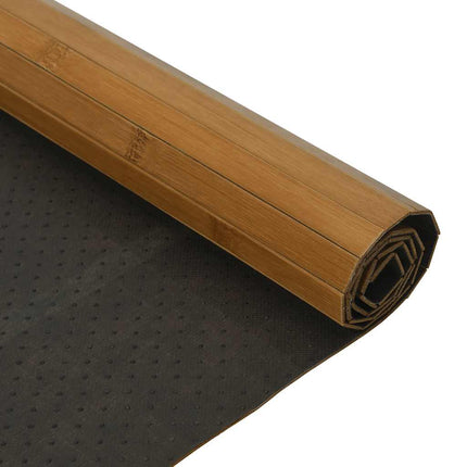 Matta rektangulär brun 70x100 cm bambu