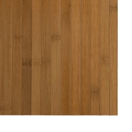 Matta rektangulär brun 70x100 cm bambu