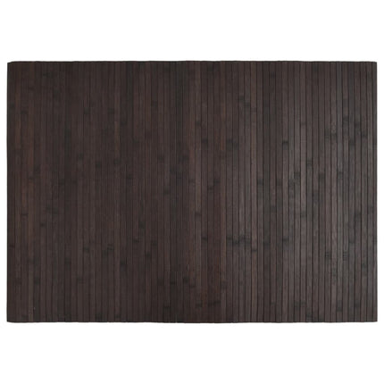 Matta rektangulär mörkbrun 70x100 cm bambu