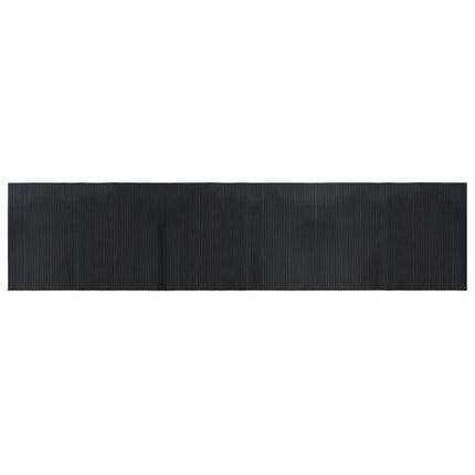 Matta rektangulär svart 70x300 cm bambu