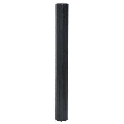 Matta rektangulär svart 70x300 cm bambu