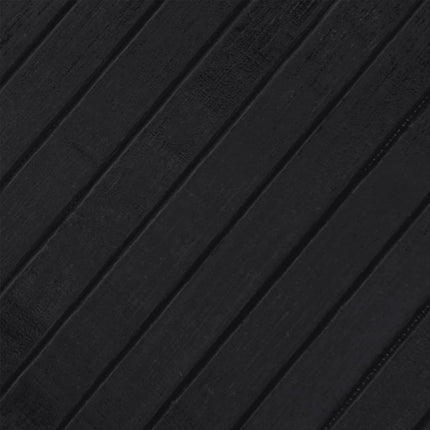 Matta rektangulär svart 70x300 cm bambu