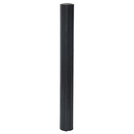 Matta rektangulär svart 70x400 cm bambu