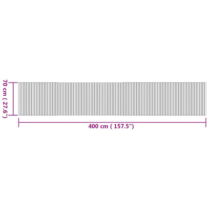 Matta rektangulär naturlig 70x400 cm bambu