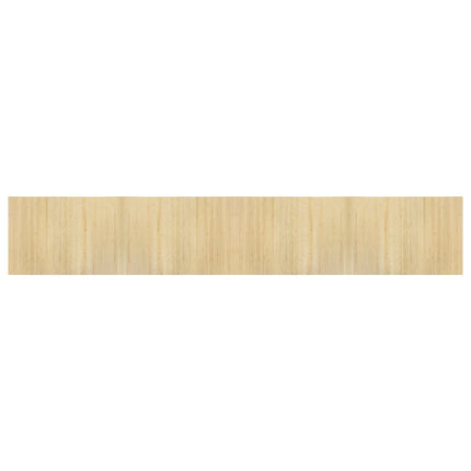 Matta rektangulär ljus naturlig 70x400 cm bambu