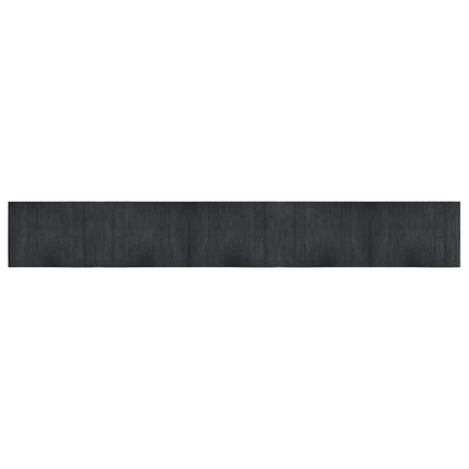 Matta rektangulär grå 70x500 cm bambu