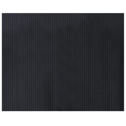 Matta rektangulär svart 80x100 cm bambu