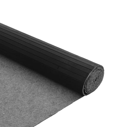 Matta rektangulär svart 80x100 cm bambu