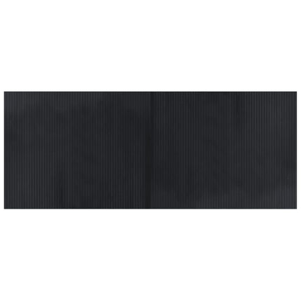 Matta rektangulär svart 80x200 cm bambu