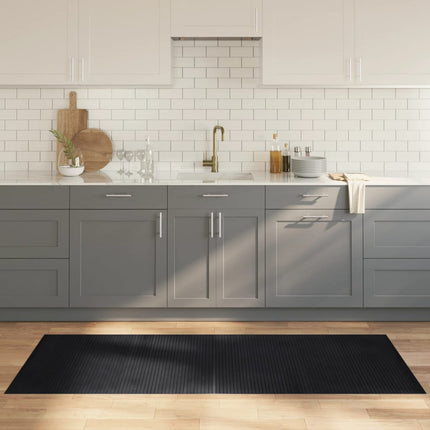 Matta rektangulär svart 80x200 cm bambu