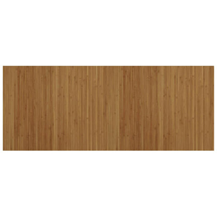 Matta rektangulär brun 80x200 cm bambu