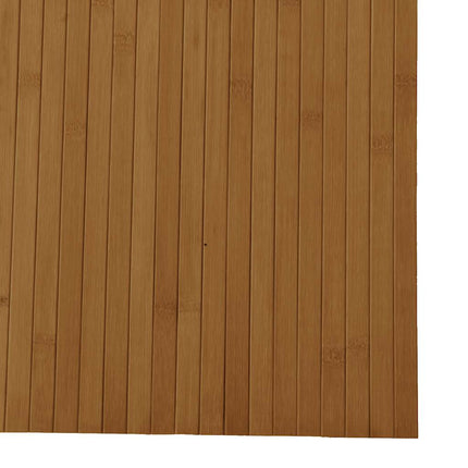 Matta rektangulär brun 80x200 cm bambu