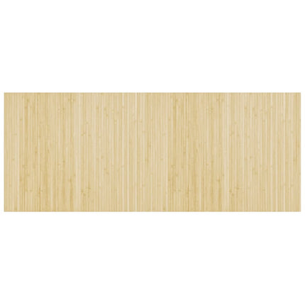 Matta rektangulär ljus naturlig 80x200 cm bambu