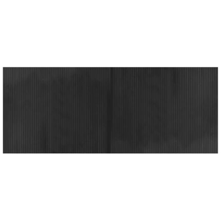 Matta rektangulär grå 80x200 cm bambu