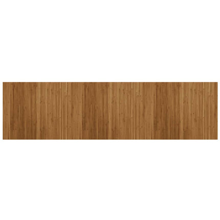 Matta rektangulär brun 80x300 cm bambu