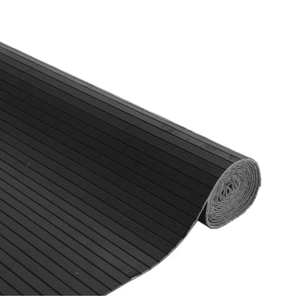 Matta rektangulär grå 80x300 cm bambu