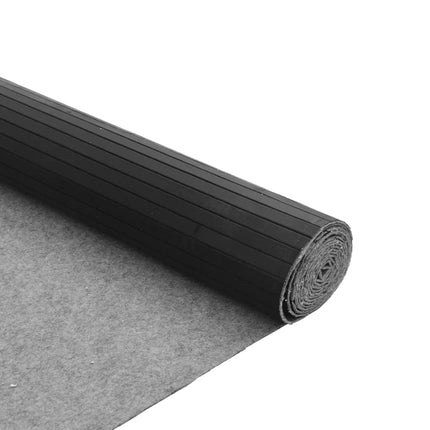 Matta rektangulär grå 80x300 cm bambu