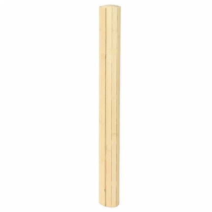 Matta rektangulär ljus naturlig 80x400 cm bambu