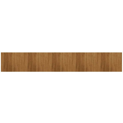 Matta rektangulär brun 80x500 cm bambu