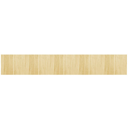 Matta rektangulär ljus naturlig 80x500 cm bambu