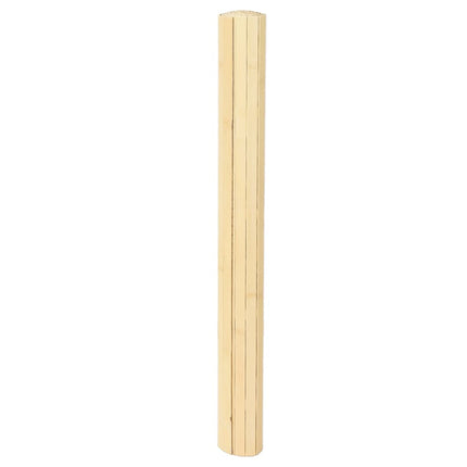 Matta rektangulär ljus naturlig 80x500 cm bambu