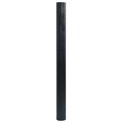 Matta rektangulär svart 100x100 cm bambu