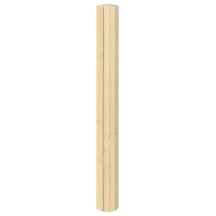 Matta rektangulär ljus naturlig 100x100 cm bambu