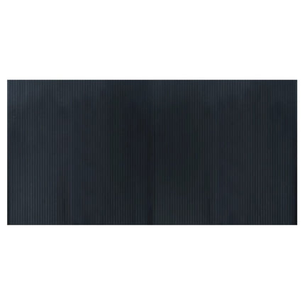 Matta rektangulär grå 100x200 cm bambu