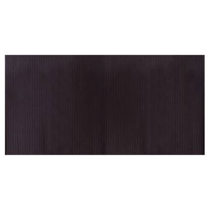 Matta rektangulär mörkbrun 100x200 cm bambu