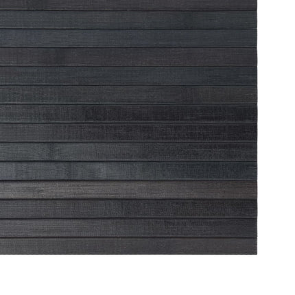 Matta rektangulär grå 100x300 cm bambu
