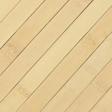 Matta rektangulär ljus naturlig 100x500 cm bambu