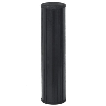 Matta rektangulär svart 60x100 cm bambu