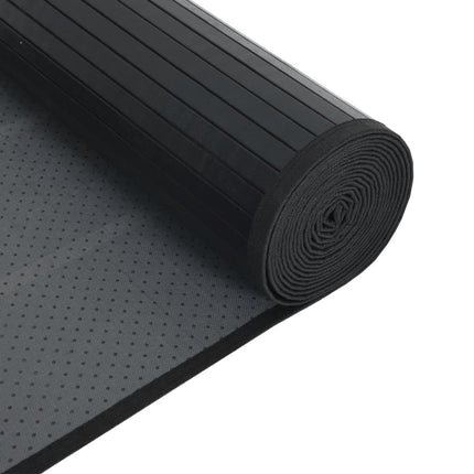 Matta rektangulär svart 60x200 cm bambu