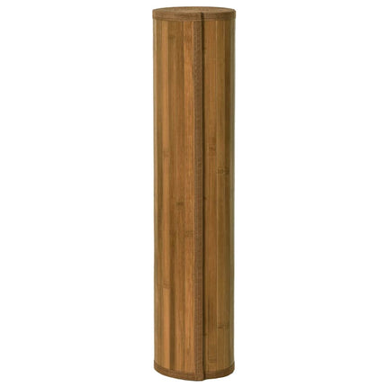 Matta rektangulär brun 60x300 cm bambu