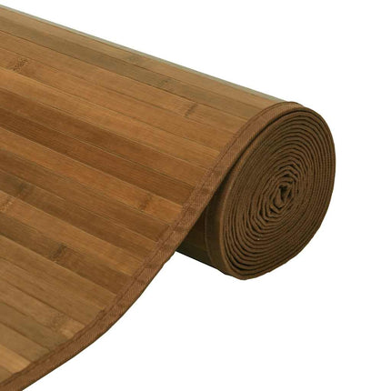 Matta rektangulär brun 60x300 cm bambu