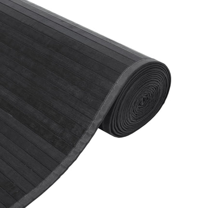 Matta rektangulär grå 60x300 cm bambu