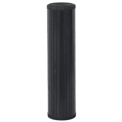 Matta rektangulär svart 60x400 cm bambu