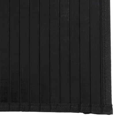 Matta rektangulär svart 60x400 cm bambu