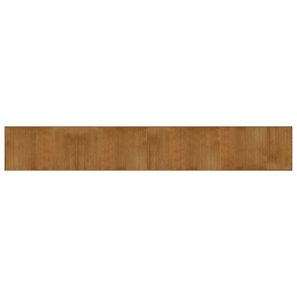 Matta rektangulär brun 60x400 cm bambu