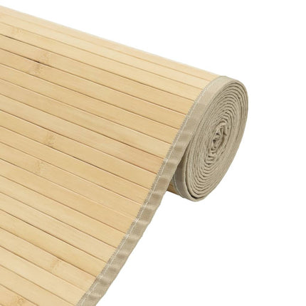 Matta rektangulär ljus naturlig 60x500 cm bambu